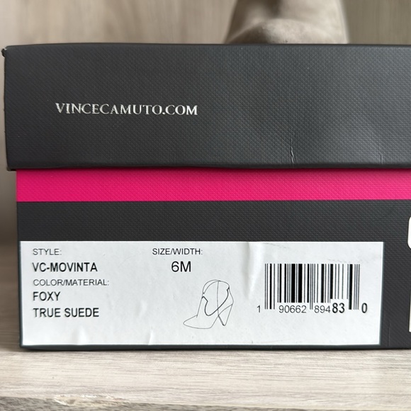 VINCE CAMUTO Gray Suede Booties - Picture 4 of 4